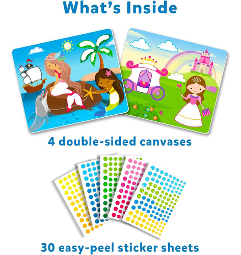 Skillmatics Foil Fun Disney Princess And Dot It Unicorns & P