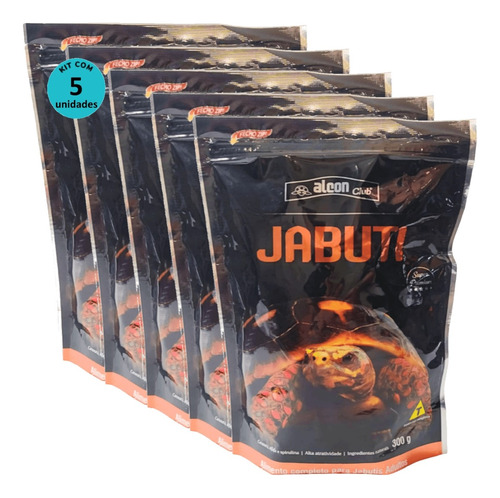 Alcon Club Jabuti Adulto 300g Super Premium Kit Com 5 Unid