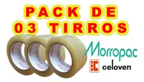 Comprar Tirro Cinta Embalaje Morropac Transparente 90 Mts Pack 3 Und