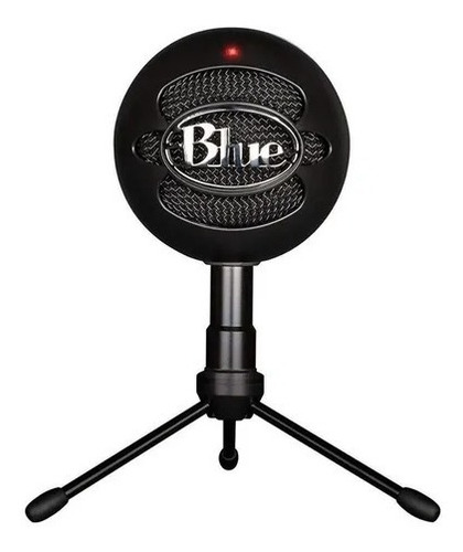 Micrófono Logitech Blue Snowball Ice Cond Cardioide Negro