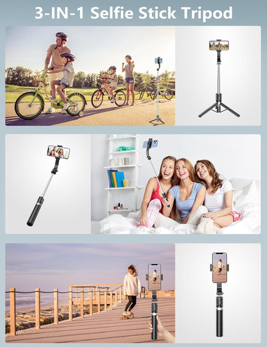 Palo Selfie Trípode Bluetooth Selfie Stick Control Remoto