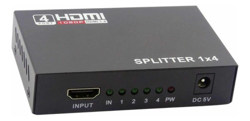 Splitter Hdmi 1x4 Amplificador 1080p Excelente Calidad