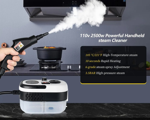 Limpiador De Vapor A Presión De Alta Temperatura De 2500w