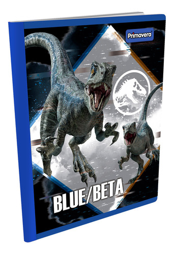 Cuaderno Cosido Jurassic World Blue/beta 50 Hojas Ferrocarri Color Gris