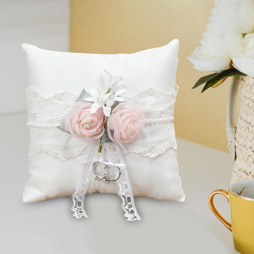 Anillos De Boda Almohada Joyería Almohada Cojín Retro Para