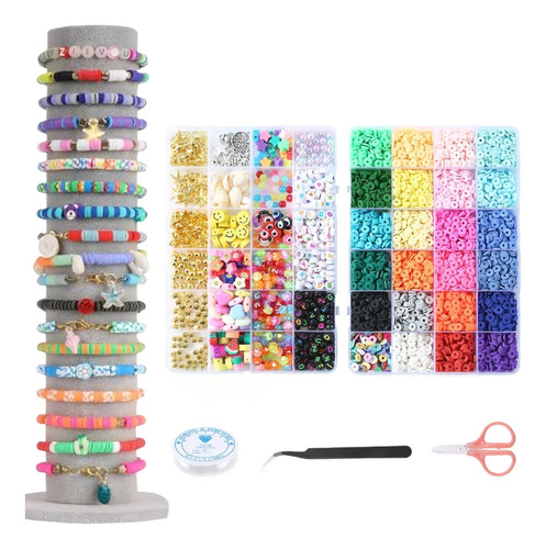 Cuentas De Arcilla Para Pulseras Kit Para Hacer Pulseras Diy
