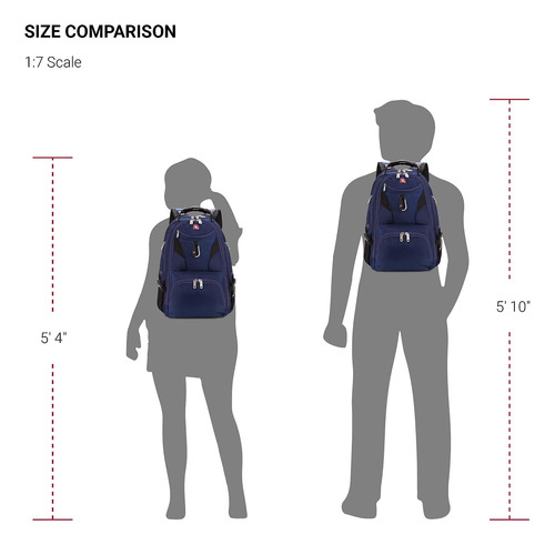 Swissgear 5977 Scansmart Mochila Para Portatil, Azul Mari...