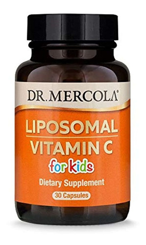 Dr. Mercola, Cápsulas Liposomal Vitamina C Para Niños, 125 M