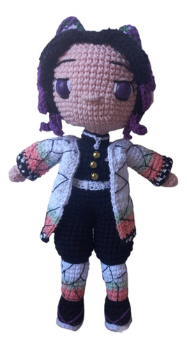 Amigurumi Shinobu Kocho Anime Crochet Kimetsu Demon Slayer