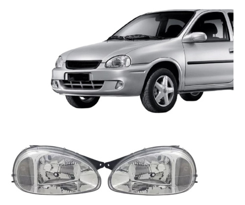 Juego Par Luces Farol Chevrolet Corsa 2002 2003 2004 Cn P