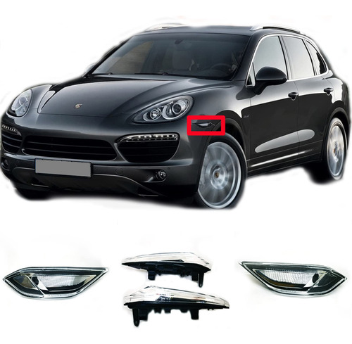 Trimla Cubierta Luz Marcador Lateral Para Porsche Cayenne S