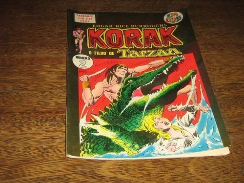 Korak O Filho De Tarzan (tarzan B) Nº 2 Junho 1973 Ed Ebal