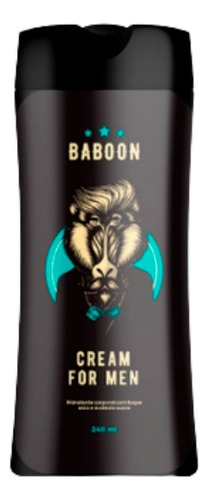 Shave De Barbear Cream For Men Hidratante Pente Duplo Baboon