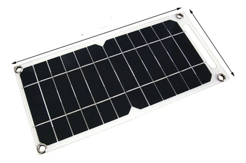 Panel Solar De 5v Y 10w Con Salida Usb