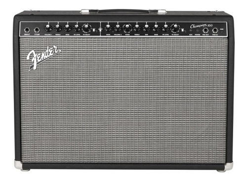 Amplificador Fender Champion Series 100 para guitarra de 100W color negro/plata 220V