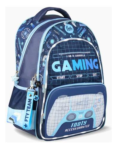 Mochila Espalda 18'' Joystick Gaming Con Luz Led - Premium