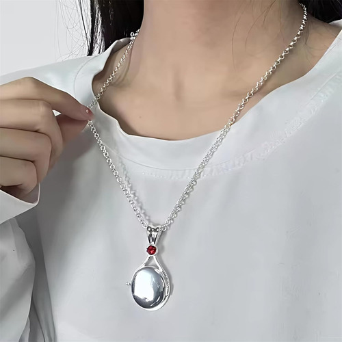Collar Colgante Con Forma De Concha De Sirena Que Se Puede A