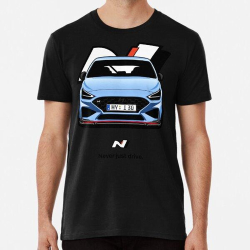 Remera Hyundai I30 N Facelift Performance Azul Algodon Premi