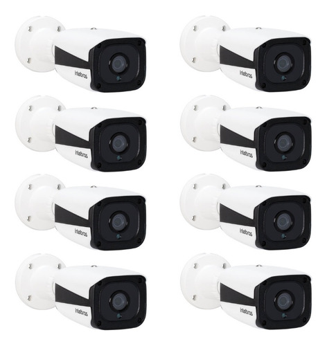 Kit Com 8 Camera Ip Bullet De 1 Mp Vip 1120 B G2 Intelbras