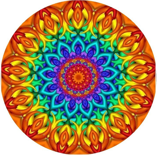 Diamond Painting Mandala Llamativa 30 X 40 Cm + Accesorios