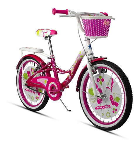 Bicicleta R 20 Infantil 1 Velocidad Flora Gosa