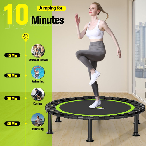 Zcmhaxj Mini Trampolín Plegable 40 Pulgadas/48 Pulgadas