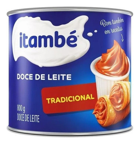Kit C/3 Doce De Leite Tradicional Itambé Lata 800g
