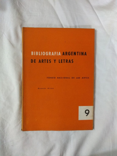 Bibliografía Argentina De Artes Y Letras 9 Revistas Literari