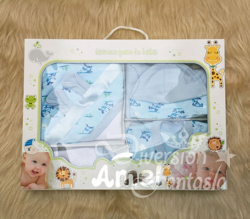 Imagen 3 de 3 de Set Bienvenida Bebé Ajuar Regalo Baby Shower