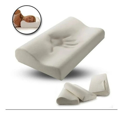 Pack 2 Almohadas Cervicales Viscoelásticas Memoria Descanso