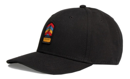 Imagen 2 de 3 de Gorra Cap Trown - Semi Flat Negra Mod. Alerces - Importada