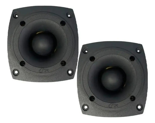 Super Tweeter Compet 120W RMS 8 Ohms Preto Para Carro Kit 2 Unidades