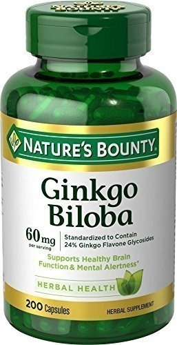 Ginkgo Biloba 60 Mg Nature's Bounty 200 Capsulas
