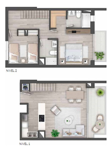 A Estrenar Duplex Pocuro. 2 Dormitorios, 2 Baños, Metro!