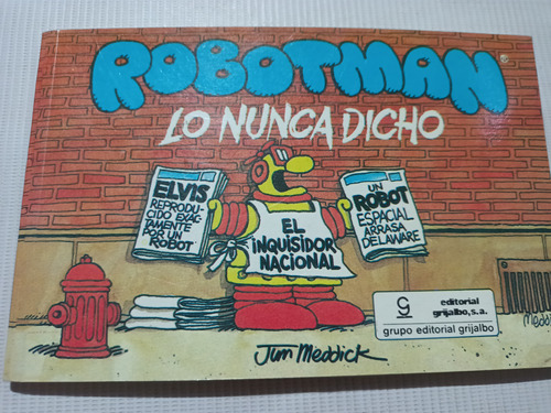 Libro Robotman Lo Nunca Dicho Completo Vintage 1987