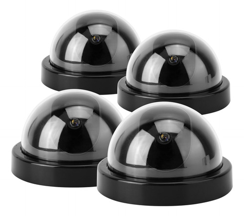 Cámara De Simulación De Domo 4pcs Cctv Camera De Seguridad F