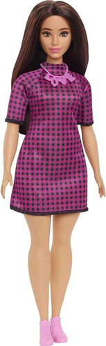 Muñeca Barbie Fashionistas N.° 188, Con Curvas, Cabello