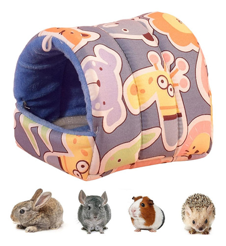 Cama Casa Cuyo Raton Conejo Erizo Hamster Huron 19x19cm