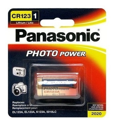 Imagem 6 de 6 de Bateria Pilha 3v Cr123a Lithium Photo - Lacrado Panasonic