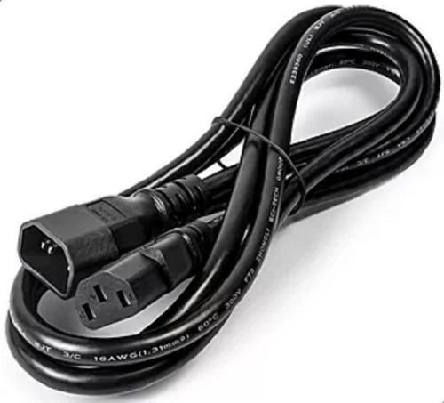 Cable Poder Extension Ups 18awg C14 A C13 10 Metros