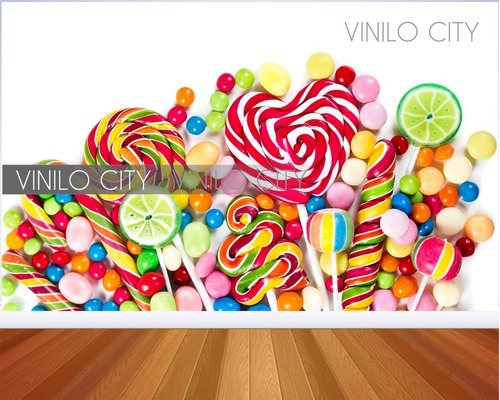 Vinil Decorativo Mural Dulces  Mod Dl8xv