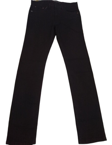 Pantalón Skinny De Mezclilla Stretch Color Negro