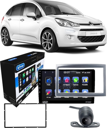 Kit Painel Multimidia Carplay Android Auto C3 2003 A 11 2012