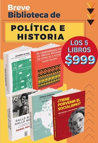 Breve Biblioteca De Política E Historia, De Gallego, Julián., Vol. 5. Editorial Eudeba, Tapa Blanda, Edición 2020 En Español