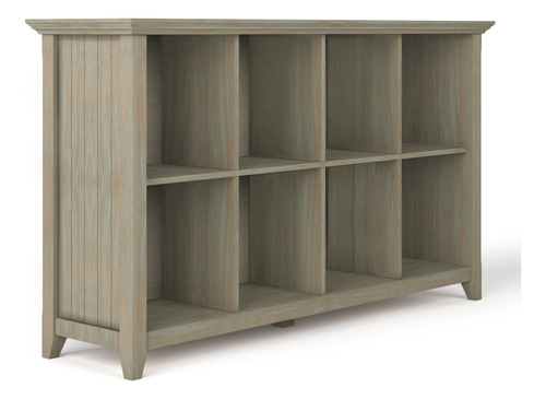 Simplihome Mesa De Sofá De Madera Maciza Acadiana De 8 Cub.