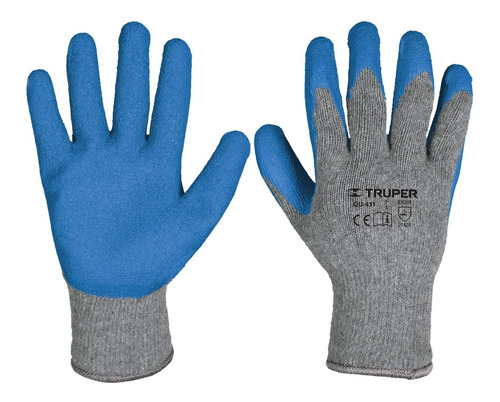 Guantes Poliester Recubierto Latex Grande Truper 15267