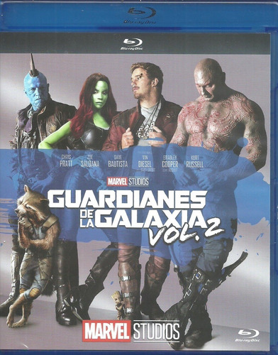 Guardianes De La Galaxia Vol. 2 | Blu Ray Chris Pratt Nuevo