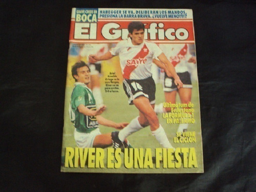 Revista El Grafico # 3867 - Tapa River (ortega)