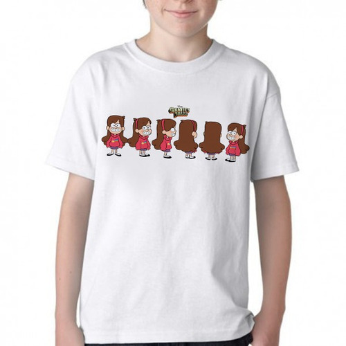 Camiseta Blusa Infantil Gravity Falls Mabel Desenho Serie