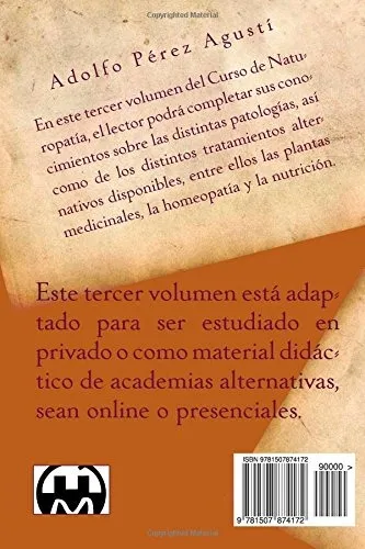 Libro : Curso De Naturopatia: Volumen Tercero (cursos For...